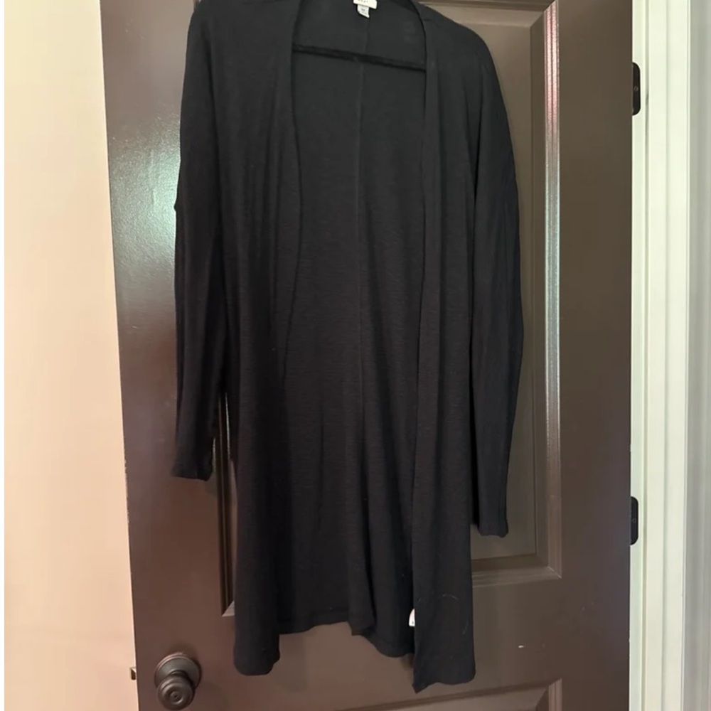 A New Day XS Black Open Front Cardigan